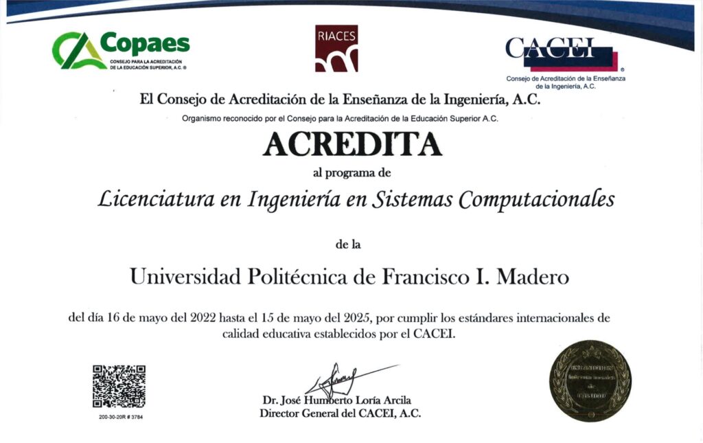 Reconocimiento: MTI. Zaila Hernández Tapia